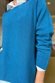 Made in Italy Conrad Body Skim Knit Jumper Deep Teal